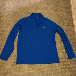 Under Armour Royal Blue Quarter Zip Pullover